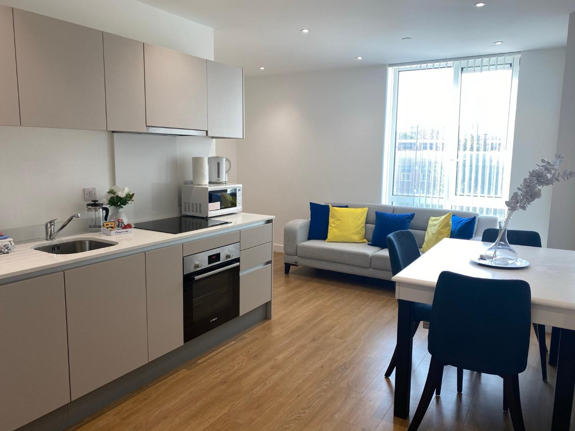 Berks Luxury Serviced Apartments , Free Parking, Free Gym And Free Wifi Bracknell Bilik gambar